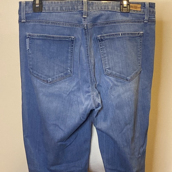 Paige Hoxton Skinny Ultra Skinny Denim Jeans in a Light Blue Wash (31W x 30L) - Picture 6 of 7